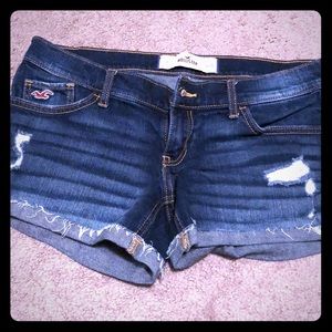 Hollister jean shorts